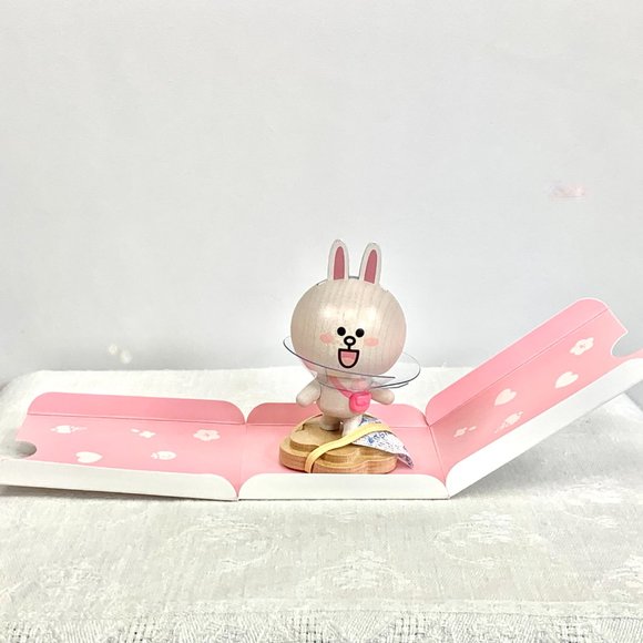 RARE Wooderful Life Bobblehead Kanahei's Small Animals Running Rabbit CONY w/Boo - Picture 8 of 13